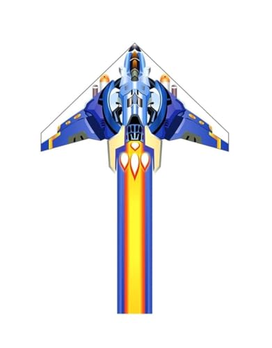 AMULONG Kites, Flugzeugkite Leicht zu montieren Fly-Anfänger-Kite Fliegen for Alter 4-8 Outdoor-Spielzeug Strandpark Spielen Lugdrachen(260cm Kite String) von AMULONG