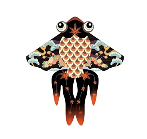 AMULONG Kites, Goldfisch-Drachen Im Chinesischen Stil, Einfach In Der Brise Zu Fliegen, Für Spiele Und Aktivitäten Im Freien, Einleiner-Drachen Mit Fliegenden Werkzeugen Lugdrachen(D,100 Meters) von AMULONG