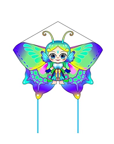 AMULONG Kites, Montieren von Anfänger Kite for Strandpark im Freien Activits Spiele 55 "Drachen Lugdrachen(400cm Kite String) von AMULONG