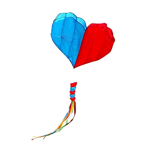 AMULONG Kites, Riesiger Liebesdrachen Mit Schwanz, Weicher Drachen Mit Kite-String-kompatibel, Eine Großartige Möglichkeit, Die Sommerzeit Zu Genießen Lugdrachen(800m Line) von AMULONG