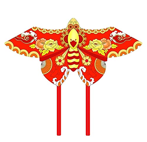 AMULONG Kites, Schmetterlingsdrachen Mit 400 M Langer Drachenschnur, Chinesischer Winddrachen Für Anfänger, Einfach Zu Fliegen, Perfekt Für Parkstrände Lugdrachen von AMULONG