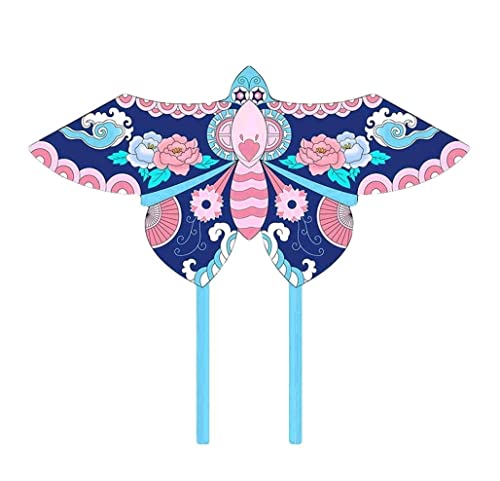 AMULONG Kites, Schmetterlingsdrachen Mit Drachenschnur, Chinesischer Wind-Anfängerdrachen, Einfach Zu Fliegen, Perfekt Für Parkstrände Lugdrachen(260M LINE) von AMULONG