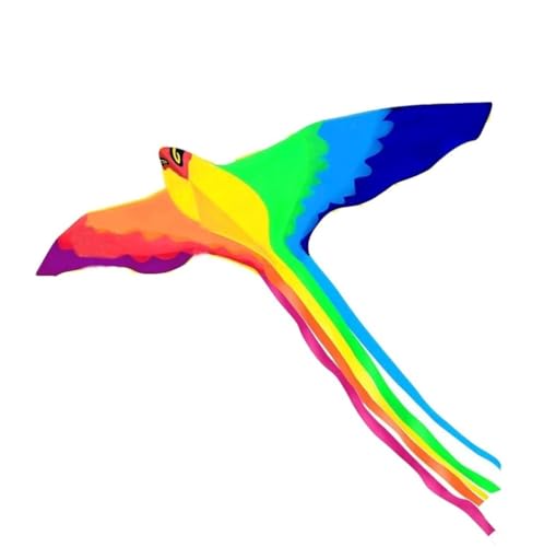 AMULONG Kites, Starker buntes langes Schwanz Riesige Phoenix-Kite-Brise Easy Fliegende Drachen Erwachsene Anfänger Drachen Lugdrachen(250cm) von AMULONG