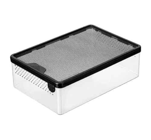 AMULONG Zuchtbox, Transport, 1Pcs Acryl Reptil Zucht Box Terrarium Käfig Tank Futterkoffer von AMULONG