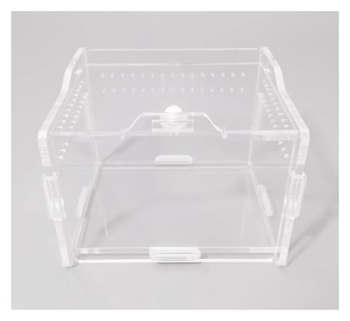 AMULONG Zuchtbox, Transport, 2 Packungen Acryl Reptil Zucht Betrachtung Box for Spinne Grillen Futterkoffer von AMULONG