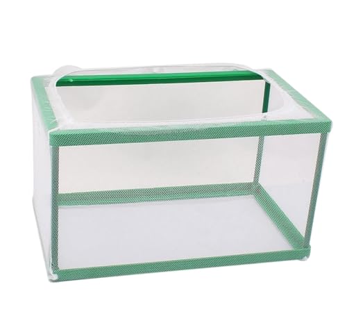 AMULONG Zuchtbox, Transport, 2 Packungen Mesh Fisch Braten Brüterei Züchter Box Trennung Net Futterkoffer von AMULONG