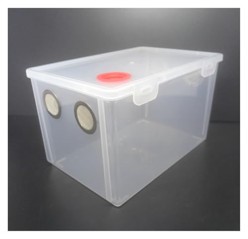 AMULONG Zuchtbox, Transport, Acryl Critter Keeper Container Haus Zubehör Reptil Terrarium Futterkoffer von AMULONG