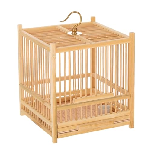 AMULONG Zuchtbox, Transport, Bambus-Insektenkäfig-Zuchtbox for Kleine Reptilien Mit Schüssel Futterkoffer AMULONG Zuchtbox, Transport, Bambus-Insektenkäfig-Zuchtbox for Kleine Reptilien Mit Schüssel Futterkoffer von AMULONG