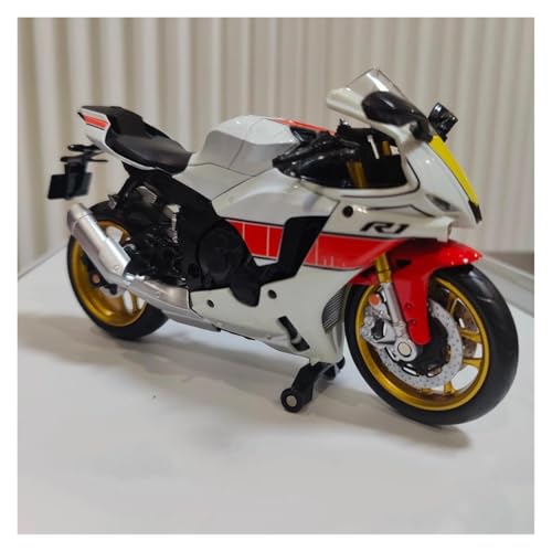 Druckguss Motorrad Modell 1/12 Für YZF-R1M Motorrad-Modell Maßstab Druckguss Auto Miniatur Sammlung (2) von AMYALIN