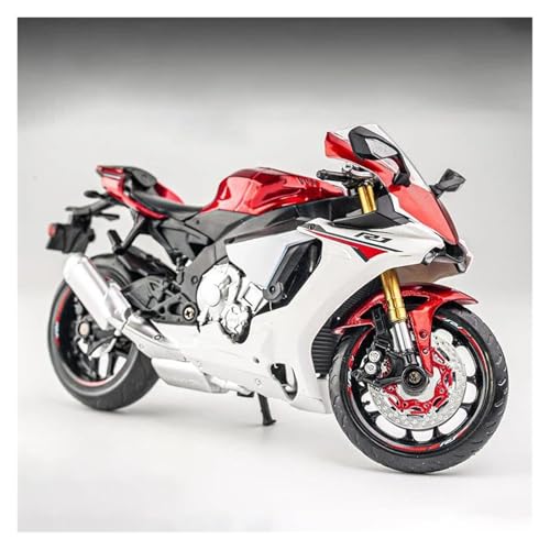 Druckguss Motorrad Modell 1:12 Für YZF-R1 Druckguss-Motorrad-Modellfahrzeugsammlung Motorrad-Stoßdämpfer Offroad-Autocycle(1) von AMYALIN