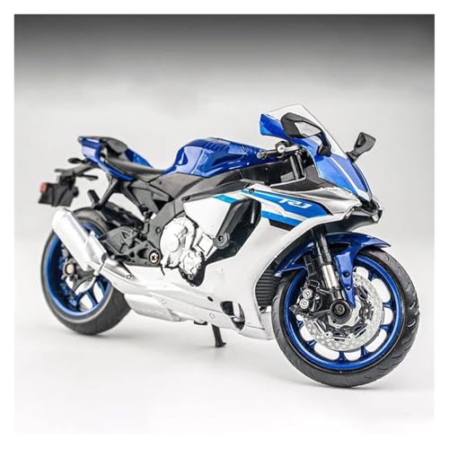 Druckguss Motorrad Modell 1:12 Für YZF-R1 Druckguss-Motorrad-Modellfahrzeugsammlung Motorrad-Stoßdämpfer Offroad-Autocycle(2) von AMYALIN