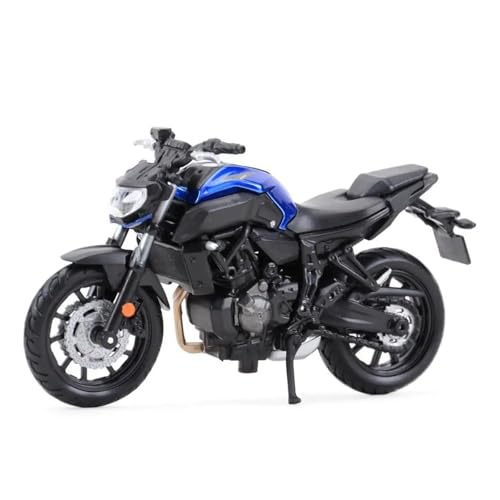 Druckguss Motorrad Modell 1:18 Für MT07 2018 Statische Druckgussfahrzeuge Sammlerstücke Hobbys Motorradmodell von AMYALIN