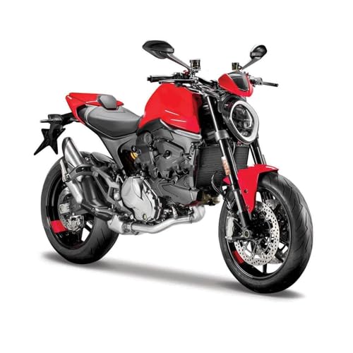 Druckguss Motorrad Modell 1:18 Für Monster 2021 Für Panigale V4 S Corse Statische Druckgussfahrzeuge Sammler Hobbys Motorrad Modell(for Monster 2021) von AMYALIN