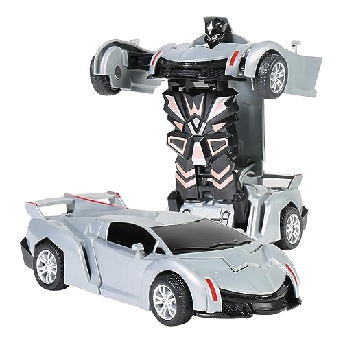 AMZLORD 2-in-1-Auto-Druckguss-Spielzeug, EIN-Tasten-Verformungsroboter, Verformungsauto-Spielzeug, automatische Transformation, Robotermodell for Kinder, Jungen, Mädchen, Geschenk von AMZLORD
