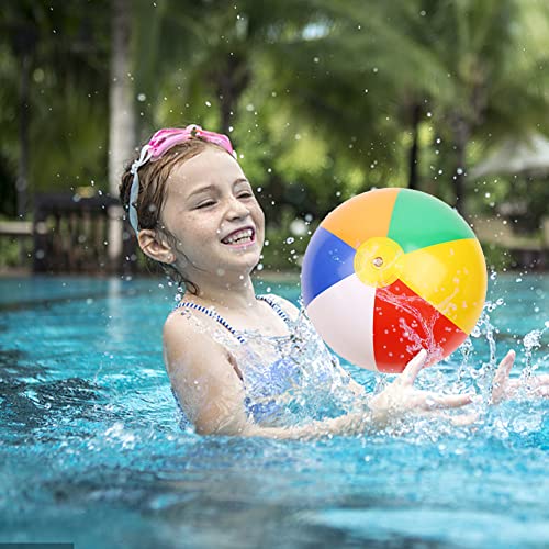 AMZLORD 30 cm aufblasbarer Strandball PVC Outdoor Sommer Schwimmen Wassersport Spielzeug von AMZLORD