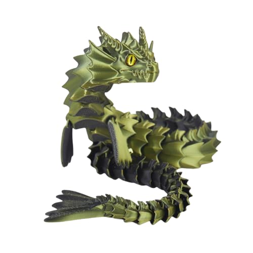 AMZLORD 3D Gedruckter Sea Dragon Articulierte Dragon Zappelspielzeug Flexible Gelenke Drachen Figur mythische Drachen Desktop Dekorationen AMZLORD 3D Gedruckter Sea Dragon Articulierte Dragon Zappelspielzeug Flexible Gelenke Drachen Figur mythische Drachen Desktop Dekorationen von AMZLORD
