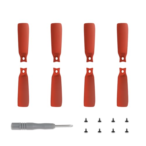 AMZLORD 8PCS Ersatzblätter niedriger Antriebspropeller Drone Props Blades for DJI Flip Drone Accessoires von AMZLORD