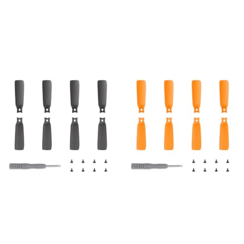 AMZLORD 8PCS-Propeller Low-Noise Propellers Drone Props Blades for DJI Flip (schwarz) von AMZLORD