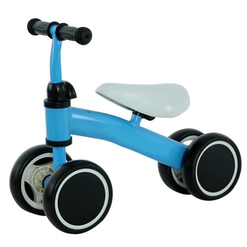 AMZLORD Baby-Laufrad, Kleinkind-Laufrad, ergonomischer Sitz, Kleinkind-Fahrradspielzeug, 4 Räder, Keine Pedale, Reitspielzeug for Kinder im Alter von 1–3 Jahren von AMZLORD