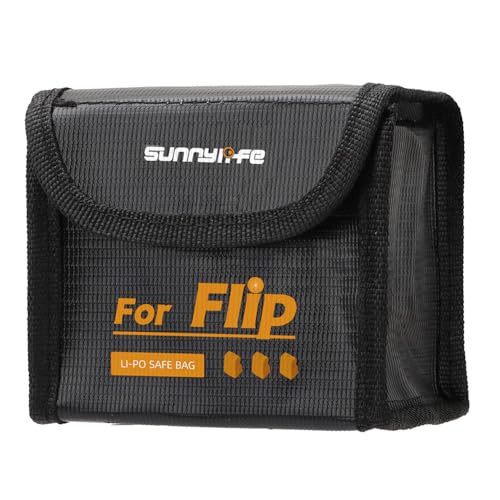 AMZLORD Batterie Explosionssicherer Beutel Batterie Tragbares Tragetaschen Sicherheitsspeicher Schutzbeutel for DJI-Flip-Zubehör von AMZLORD