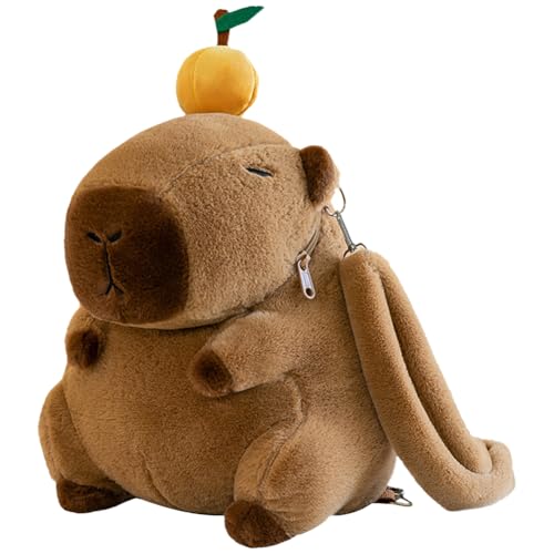 AMZLORD Cartoon Capybara Umhängetasche Lustige Kinder Mini Rucksack Tasche Mode Plüschpelz Pelzbeutel Plüsch Capybara Schultasche for Mädchen Kinder AMZLORD Cartoon Capybara Umhängetasche Lustige Kinder Mini Rucksack Tasche Mode Plüschpelz Pelzbeutel Plüsch Capybara Schultasche for Mädchen Kinder von AMZLORD