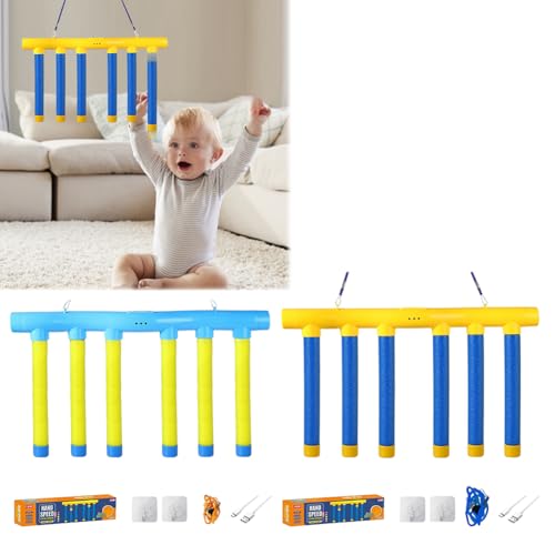 AMZLORD Challenge Falls Sticks Spiel 3 Verstellbare Geschwindigkeitsgeschenke for Kinder Erwachsene (blau) von AMZLORD