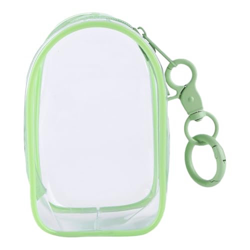 AMZLORD Clear Display -Tasche mit Schlüsselbeutel Mini -Puppenbeutel for Abbildungen (grün) von AMZLORD