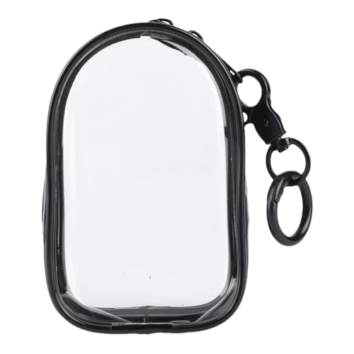 AMZLORD Clear Display -Tasche mit Schlüsselbeutel Mini -Puppenbeutel for Abbildungen (schwarz) von AMZLORD