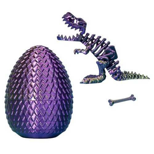 AMZLORD Dragon Movable Joint Decoration Toy 3D gedrucktes Dinosaurier Ei mit artikulierter Indominus Rex Big-Mund Dinosauriermodell Tyrannosaurus Rex Dragon 3D-Druckskur-Erwachsenen Zappeln AMZLORD Dragon Movable Joint Decoration Toy 3D gedrucktes Dinosaurier Ei mit artikulierter Indominus Rex Big-Mund Dinosauriermodell Tyrannosaurus Rex Dragon 3D-Druckskur-Erwachsenen Zappeln von AMZLORD