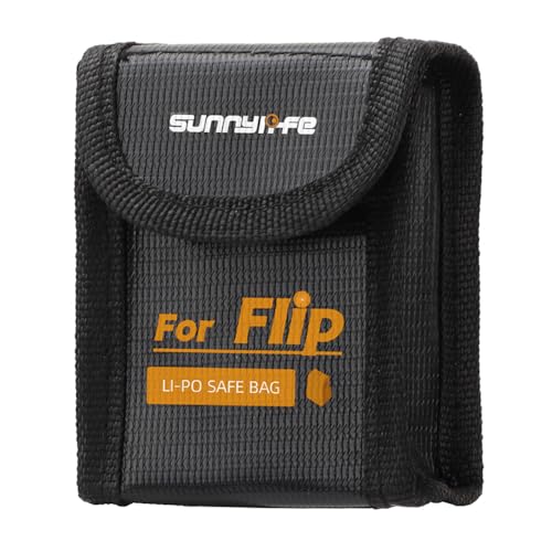 AMZLORD Drohnen Batteriespeicherbeutel Batterie Explosionssicherer Beutel Sicherheitsspeicher Schutzbeutel for DJI Flip Drone Zubehör von AMZLORD