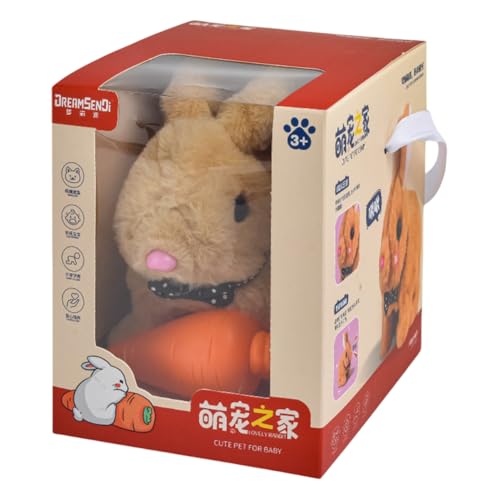 AMZLORD Electronic Roboter Dog Realistic Dog Toy wirkt wie EIN echter Welpe Interactive Roboter Welpe Batteriebatteriegestütztes Tierhund for Kinder Alter 3 4 5 6 von AMZLORD