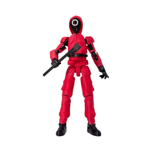 AMZLORD Koreanisches Spiel T13 Actionfigurenset (Unmontiert), 3D-gedruckte Mehrgelenkige, Glückliche T13 Mobile Actionfigur for DIY-Sammlungen, Tischdekoration for Squid TV-Fans von AMZLORD