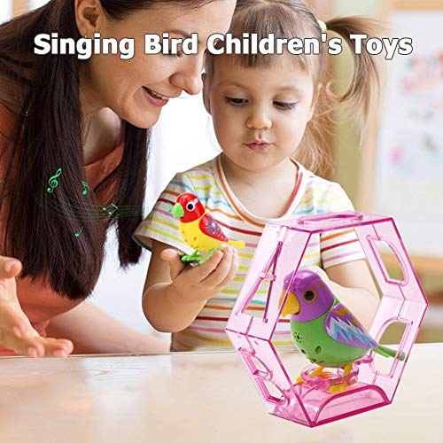 AMZLORD Kunststoff-Sound, Sprachsteuerung, aktivieren Sie den zwitschernden, singenden Vogel, Kinderspielzeug, Geschenk von AMZLORD