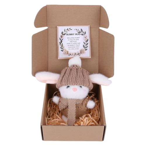 AMZLORD Mini Bunny Umarmung Süßes Ostergeschenk Osterhase gefülltes Tier for Kinder (Khaki) von AMZLORD