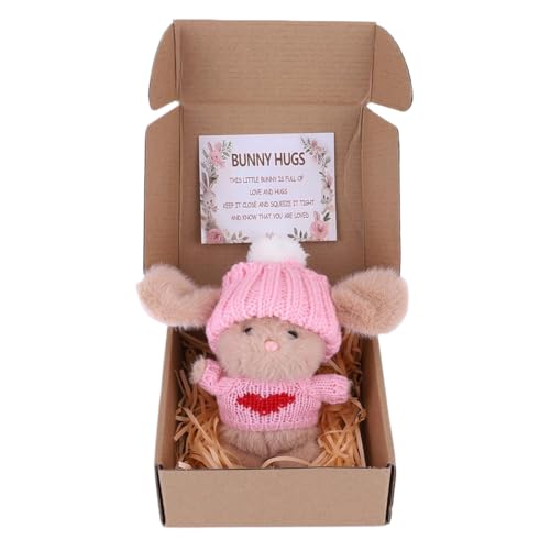 AMZLORD Mini Bunny Umarmung süßes Ostergeschenk Osterhase gefülltes Tier for Kinder (Pink) von AMZLORD