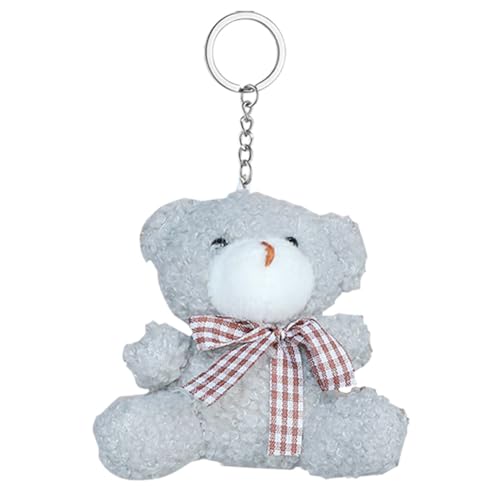 AMZLORD Plüschbärenpuppen Schlüsselbären Stofftespielzeug süße Frauen Mädchen Bag Anhänger Plüsch Tasche Schlüsselbund Kinder Geburtstagsfeier Geschenke von AMZLORD