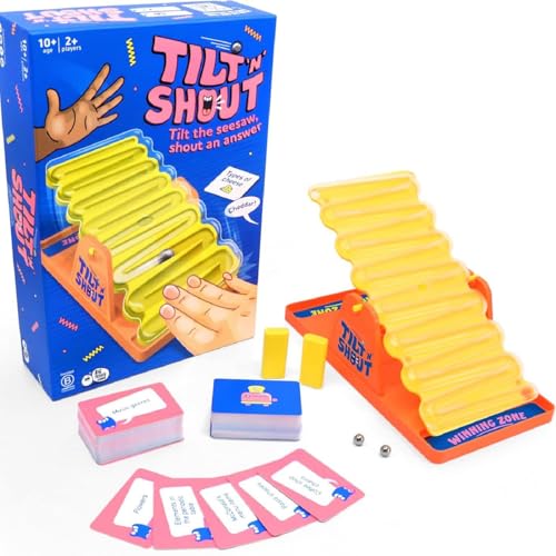 AMZLORD Potato Tilt 'n' Shout:Schnelllebiges Familienpartyspiel, Interaktiver Marmor Lauf Timer Mit 150 Einzigartigen Kategorien, Perfekt for Spieleabende, Kinder Und Erwachsene AMZLORD Potato Tilt 'n' Shout:Schnelllebiges Familienpartyspiel, Interaktiver Marmor Lauf Timer Mit 150 Einzigartigen Kategorien, Perfekt for Spieleabende, Kinder Und Erwachsene von AMZLORD