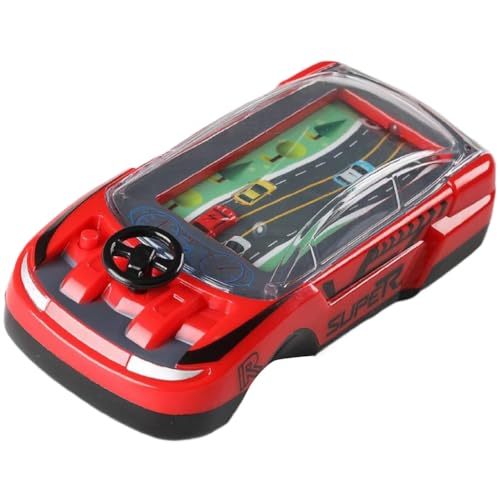 AMZLORD Racing Car Handheld Game Machine Simulierte Lenkradspielzeug for Kinder (rot) von AMZLORD