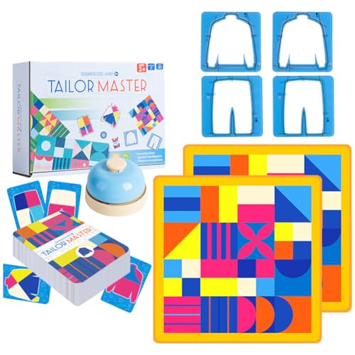 AMZLORD Schneiderung Master -Brettspiel Grafikfarbe Form Matching Game for Geschenke (Anfänger) von AMZLORD