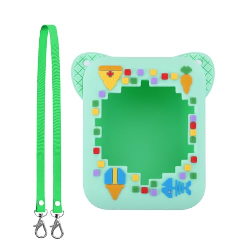 AMZLORD Silicon Schutzhauthülle mit Lanyard Schutzlagerhalter Schockdes Anti -Drop -3D -Fooddruck for Interactive Digital Pet von AMZLORD