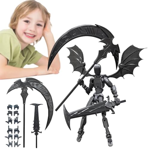 AMZLORD T13 Actionfigur, DIY 3D-gedrucktes T13 Actionfiguren-Set, Dummy 13 Roboter Stop-Motion-Figuren, mit Mehreren beweglichen Gelenken, Geschenkideen for Kinder von AMZLORD