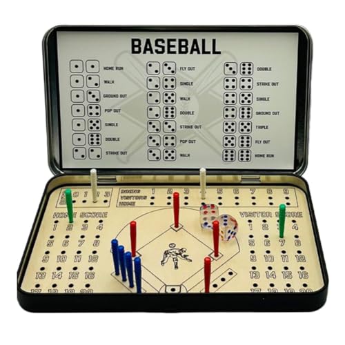 AMZLORD Travel Board Games Baseball Fußball Softball Knöchel Würfel Hockey Schachbrettspiel Tischspiel Familien Spiel Nacht Party Interaktion Spielzeug von AMZLORD