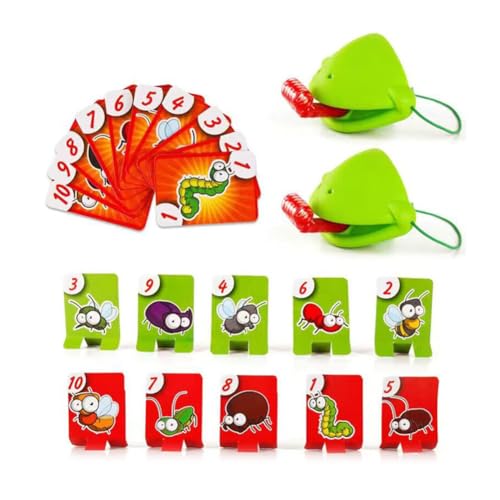 AMZLORD Zungenspiel herausstechen Zungen -Licking -Karten -Brettspiel Anti Stress Fun Desktop Puzzle Spiel Chameleon Echsenfrosch Maskskarte Spielzeug for Kinder Family Party AMZLORD Zungenspiel herausstechen Zungen -Licking -Karten -Brettspiel Anti Stress Fun Desktop Puzzle Spiel Chameleon Echsenfrosch Maskskarte Spielzeug for Kinder Family Party von AMZLORD