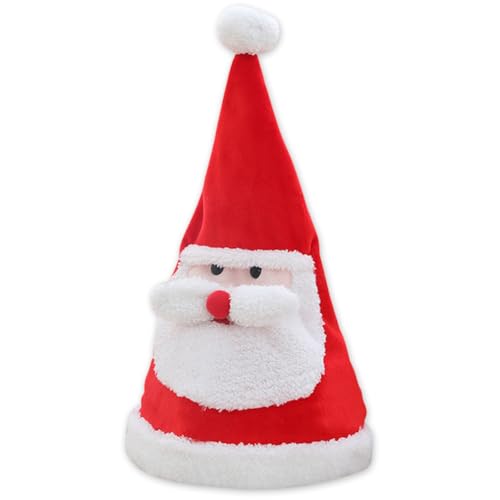 AMZLORD singende und tanzende Weihnachtsmütze for Erwachsene, Weihnachtsmann- und Elfenhosenmütze, Weihnachtskostüm-Partyzubehör AMZLORD singende und tanzende Weihnachtsmütze for Erwachsene, Weihnachtsmann- und Elfenhosenmütze, Weihnachtskostüm-Partyzubehör von AMZLORD