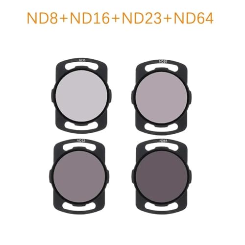 AMZMDGJK Aluminium Legierung Filter Set for O3 Luft Einheit Filter Kamera Optische Glas ND8/16/32/64 CPL Polarisator Filter Zubehör(ND8 ND16 ND32 ND64) von AMZMDGJK