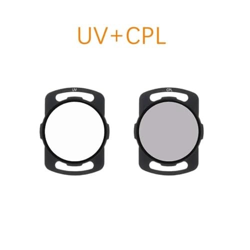 AMZMDGJK Aluminium Legierung Filter Set for O3 Luft Einheit Filter Kamera Optische Glas ND8/16/32/64 CPL Polarisator Filter Zubehör(UV CPL) von AMZMDGJK