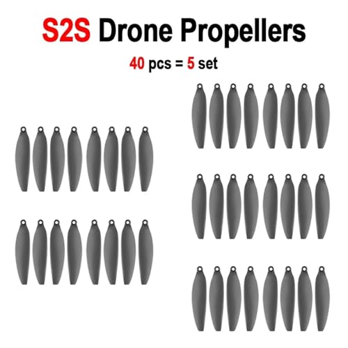 AMZMDGJK Drone Propeller LSRC S2S for S2S Eders Ersatz Paddel S2S Drone Ersatz Zubehör Teile(S2S Propellers X5) von AMZMDGJK