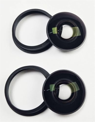 AMZMDGJK Objektivglas-Ersatz for 360 X3-Kamera, Reparaturteil mit Basis, universelle Vorder- und Rückseite der Linsen(Black Color) von AMZMDGJK