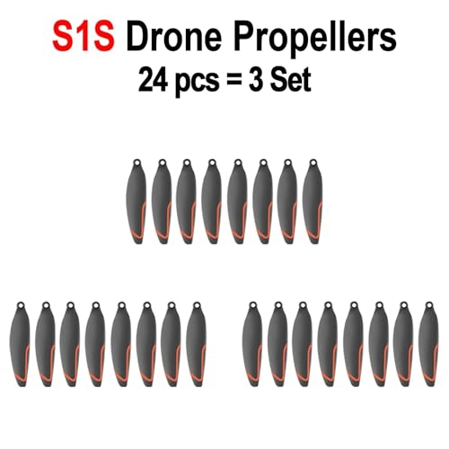 AMZMDGJK S1S Drone Propeller Ersatzteil S1S Paddles Drone Ersatz Zubehör(S1S Paddles X3) von AMZMDGJK