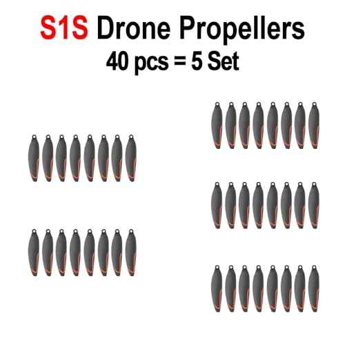 AMZMDGJK S1S Drone Propeller Ersatzteil S1S Paddles Drone Ersatz Zubehör(S1S Paddles X5) von AMZMDGJK
